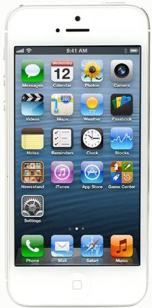 Смартфон Apple iPhone 5 32Gb White & Silver - Надым