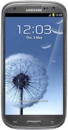 Смартфон Samsung Galaxy S3 GT-I9300 16Gb Titanium grey - Надым